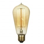 Лампа накаливания Lussole колба прозрачная E27 60W 2700K GF-E-764